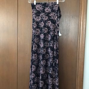 Lularoe Maxi floral skirt NWT
